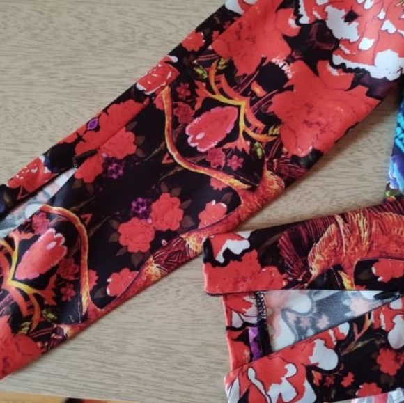 ASOS dress, Red Blue multicolor, size 6 - Picture 3 of 6